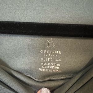 Aerie Real Me Legging Jogger - medium green - XXL